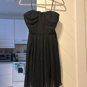 Jacob Black Strapless Dress